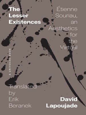 cover image of The Lesser Existences